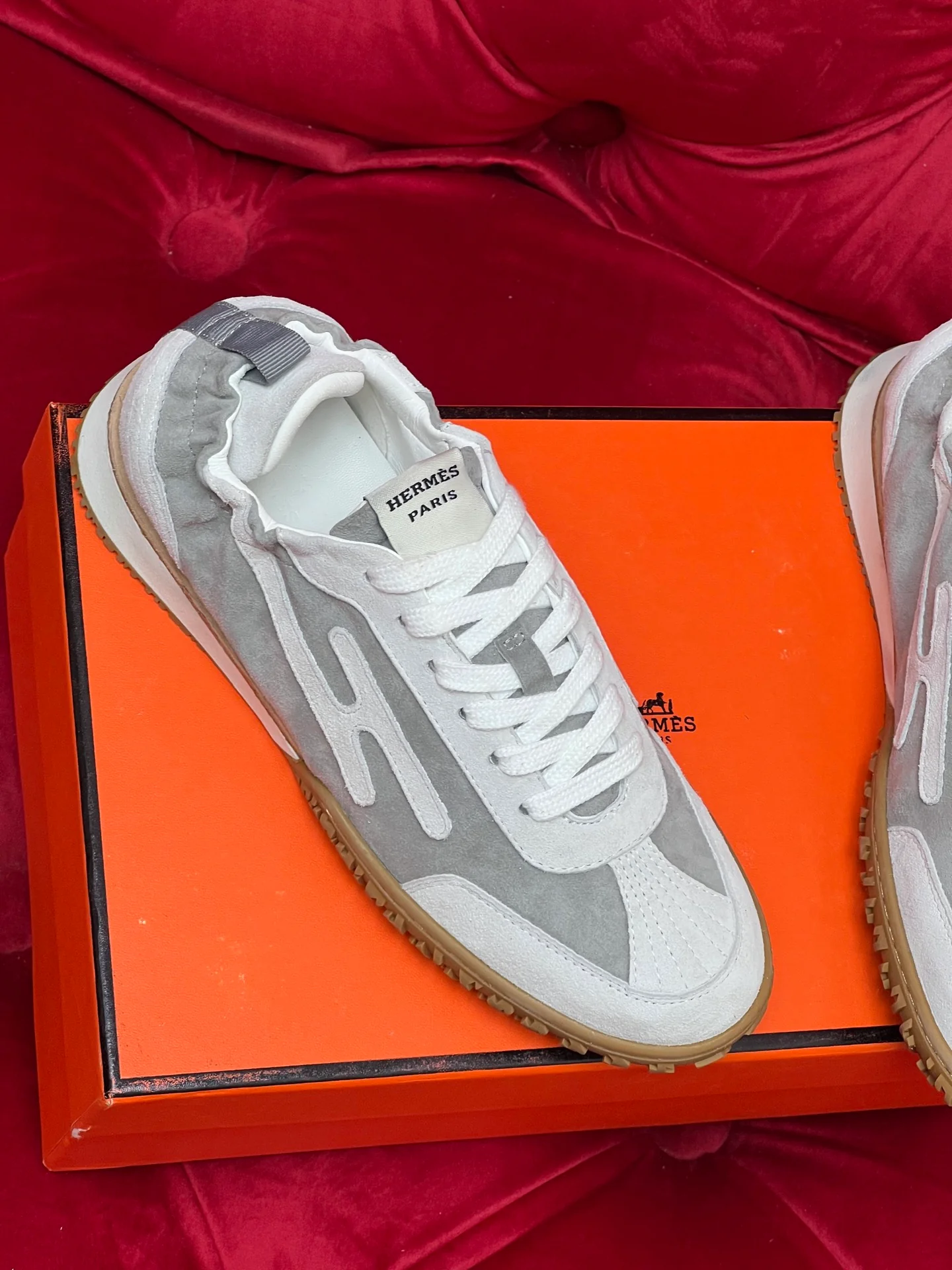Herm suede sneakers