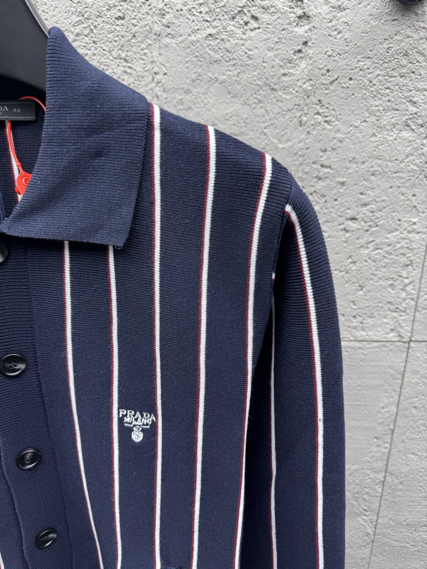 Pra striped classic cardigan