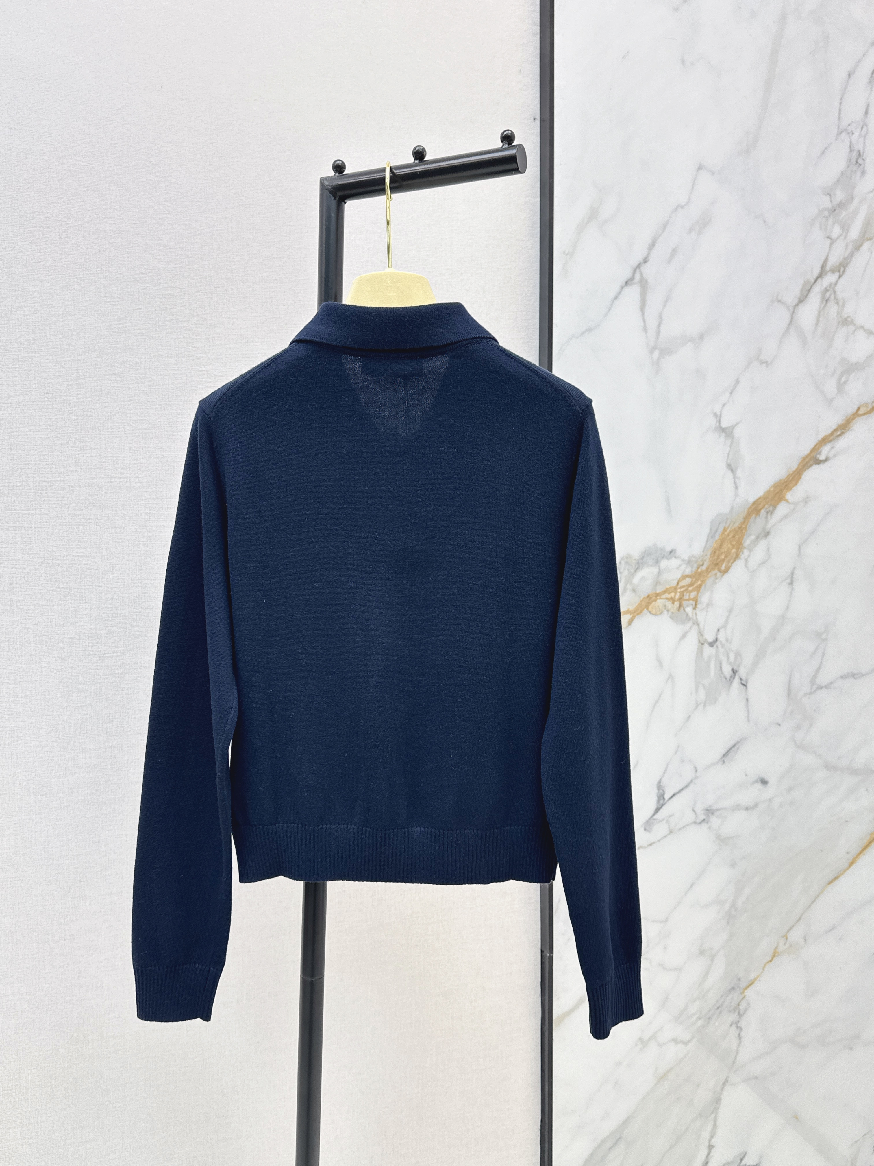 Miu 26ss beading knit cardigan