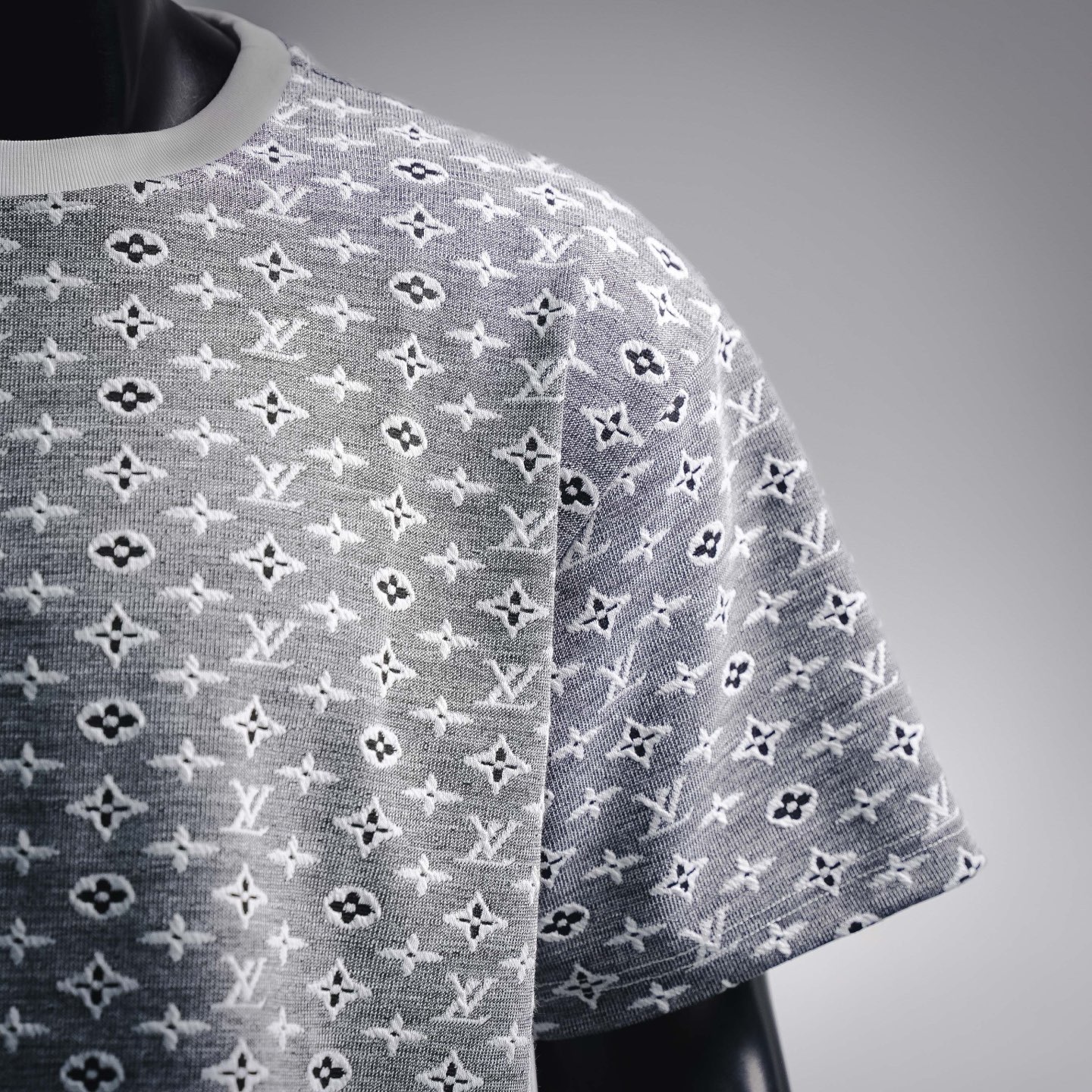 Louis all-over jacquard t-shirt