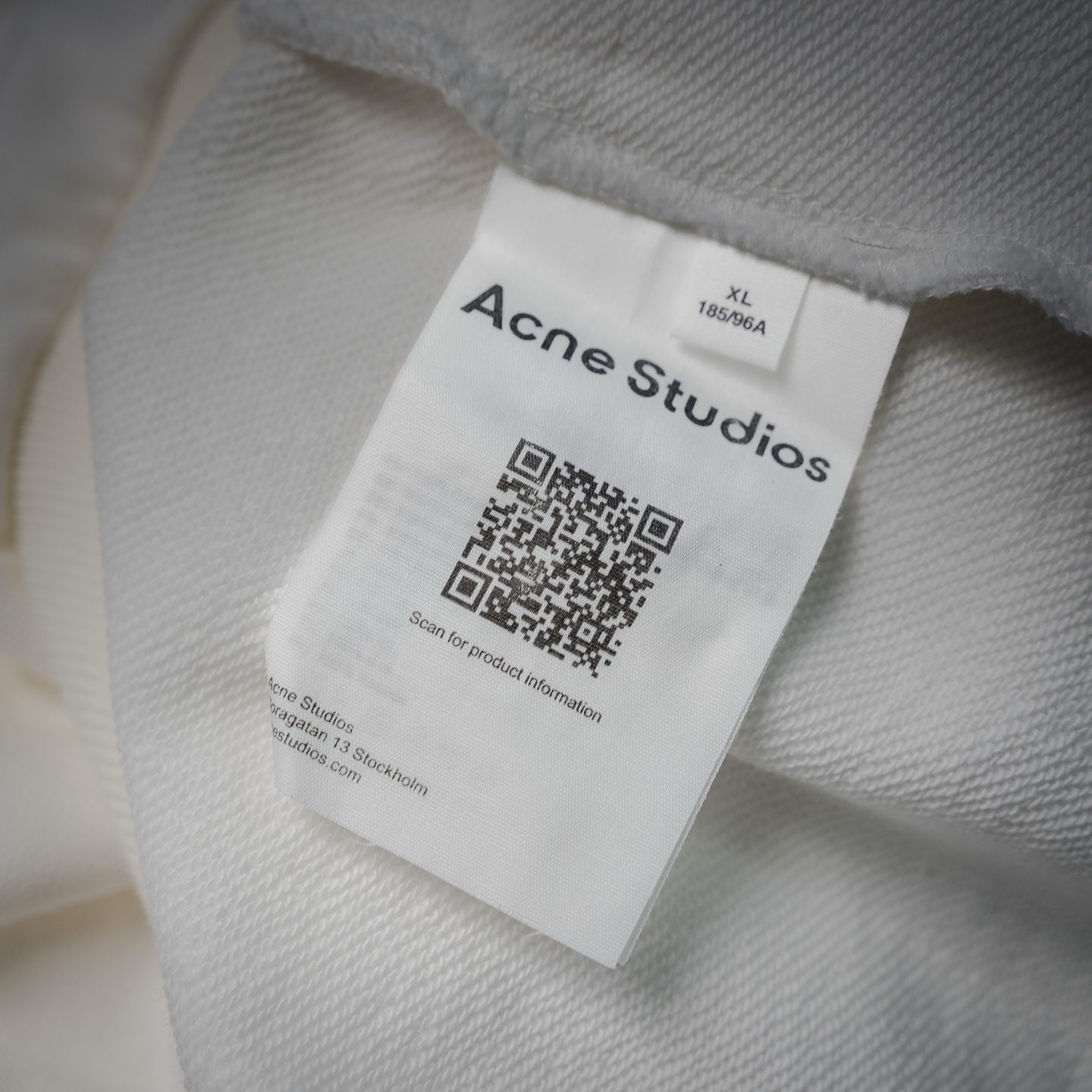Acen washed letter hoodie