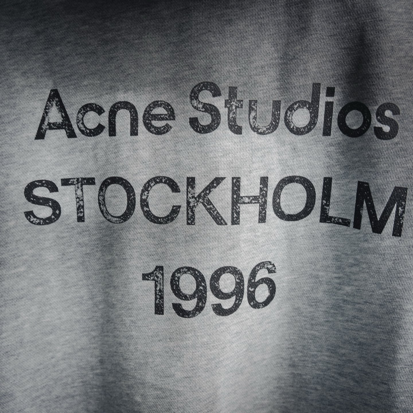 Acen washed letter hoodie