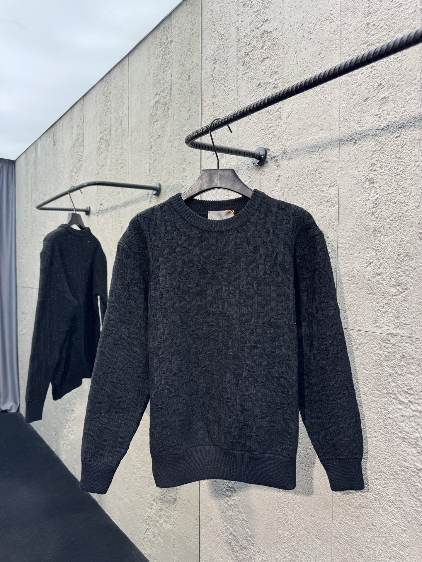 CD all-over jacquard sweater