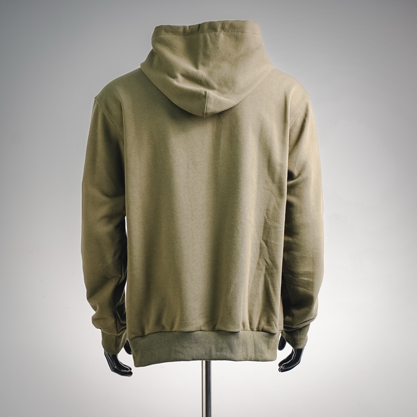 Stone logo badge hoodie