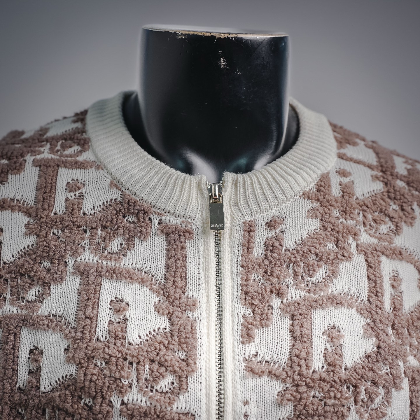 CD jacquard cardigan