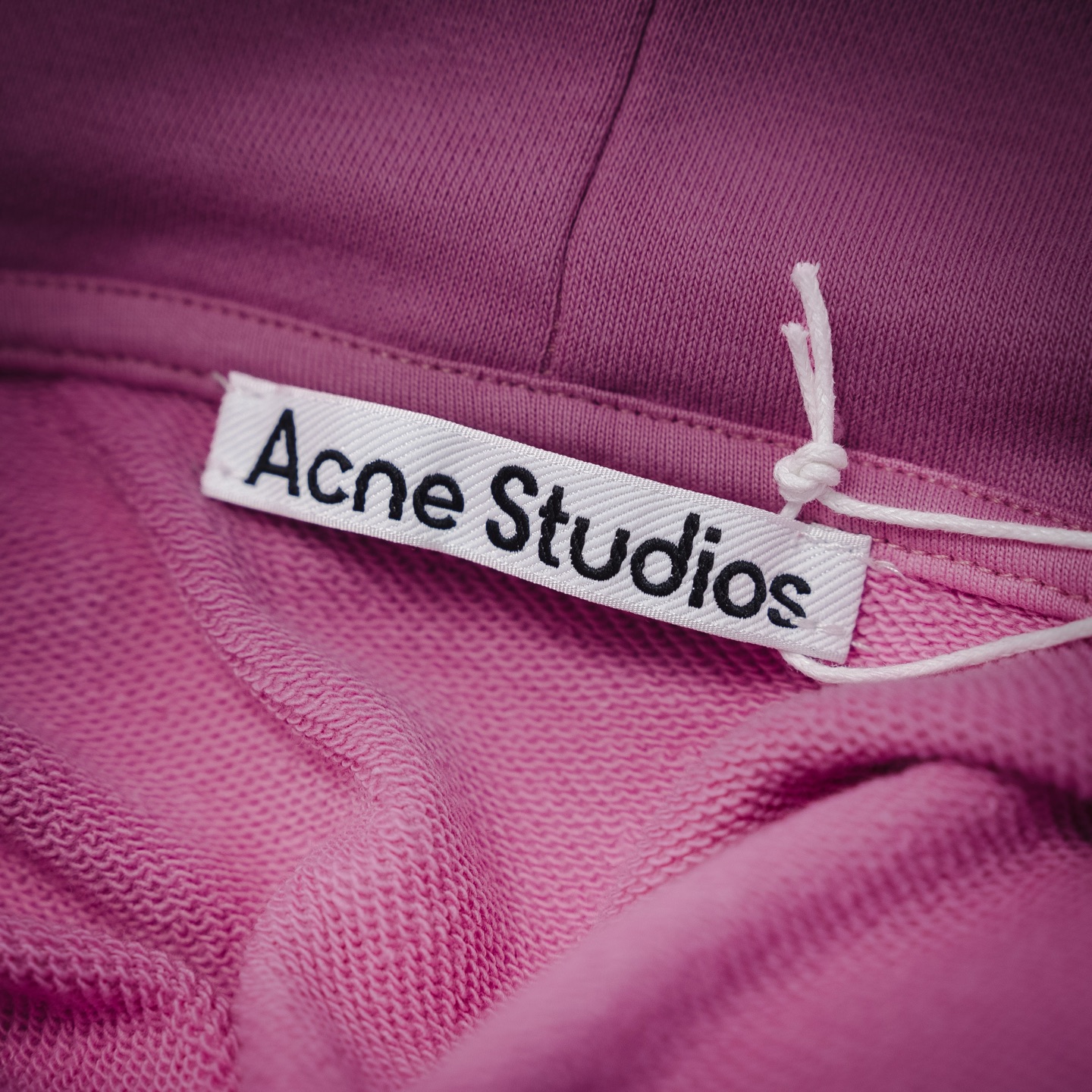 Acne washed letter hoodie