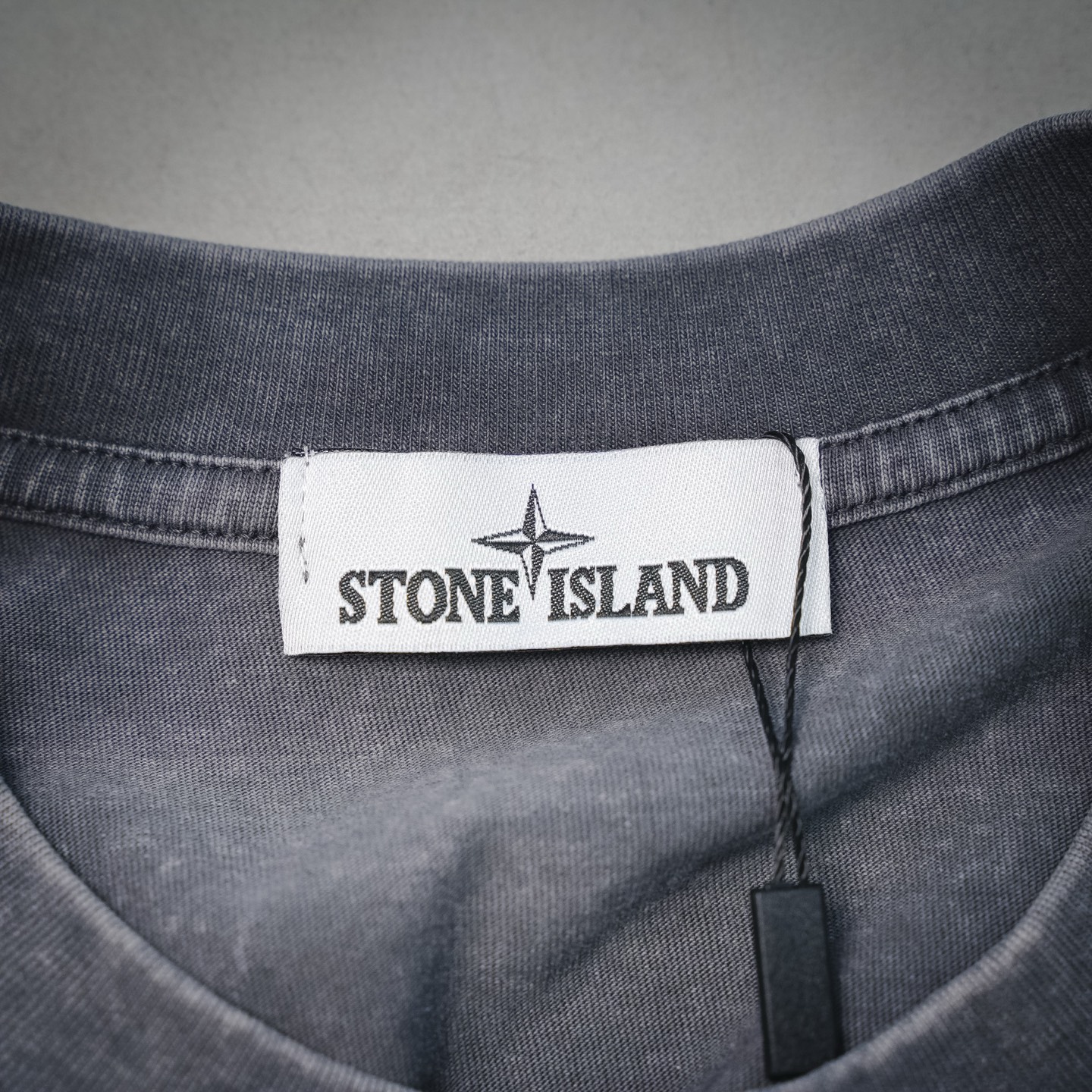 Stone washed distressed t-shirt