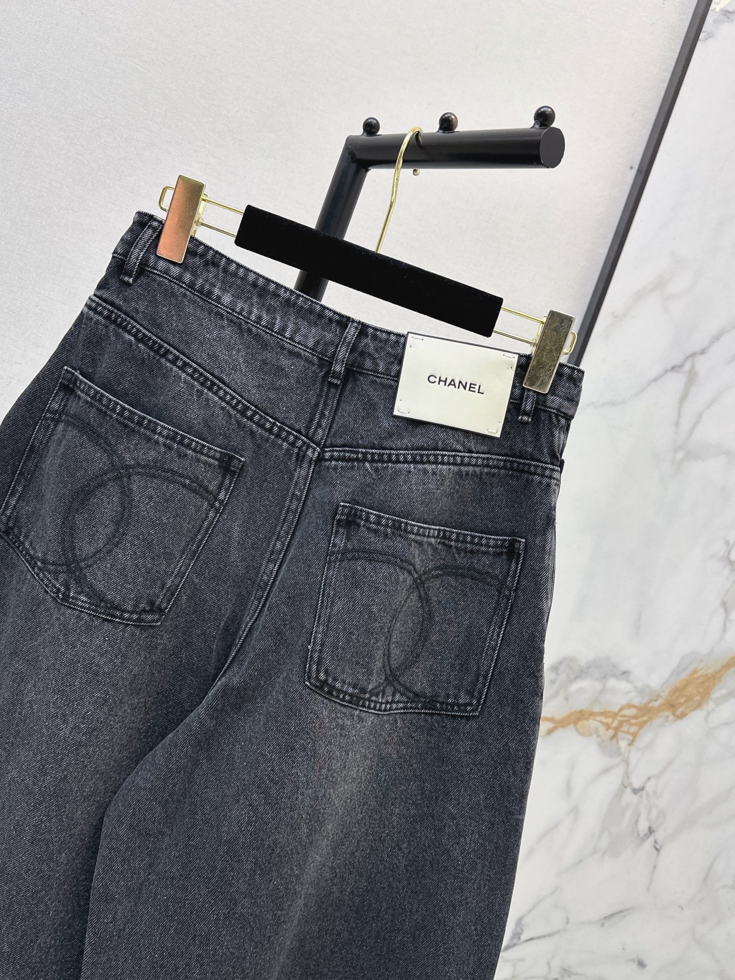 Chan 26fw wide-leg jeans