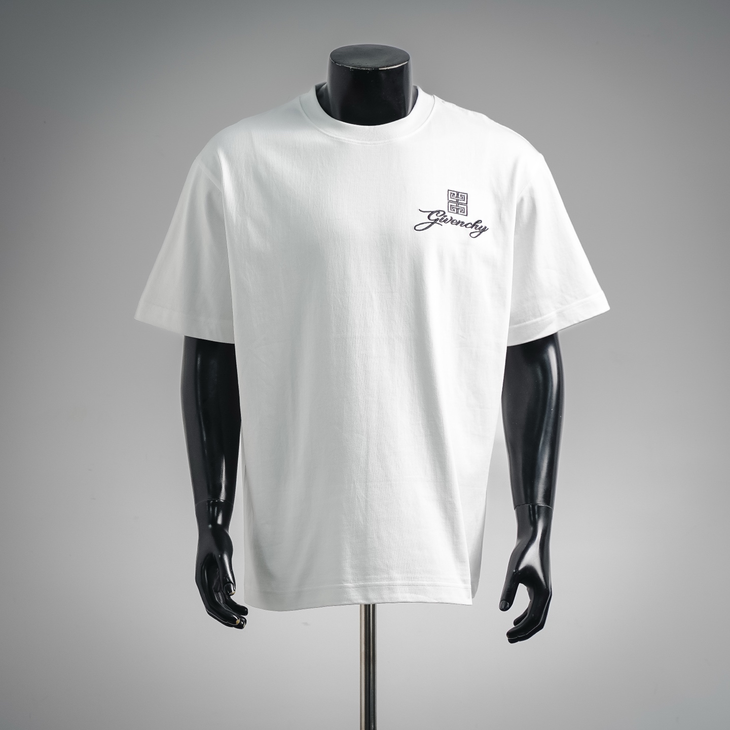 Given embroidered t-shirt