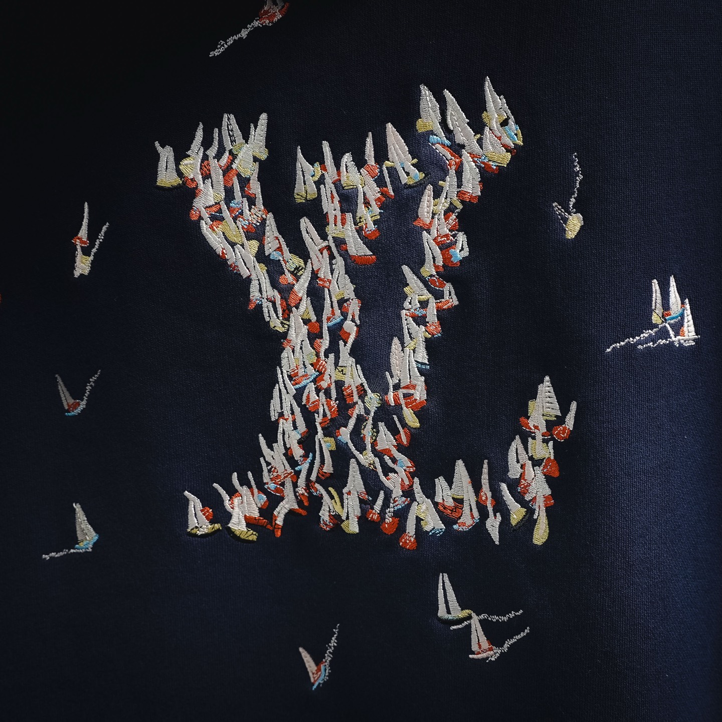Louis embroidered hoodie