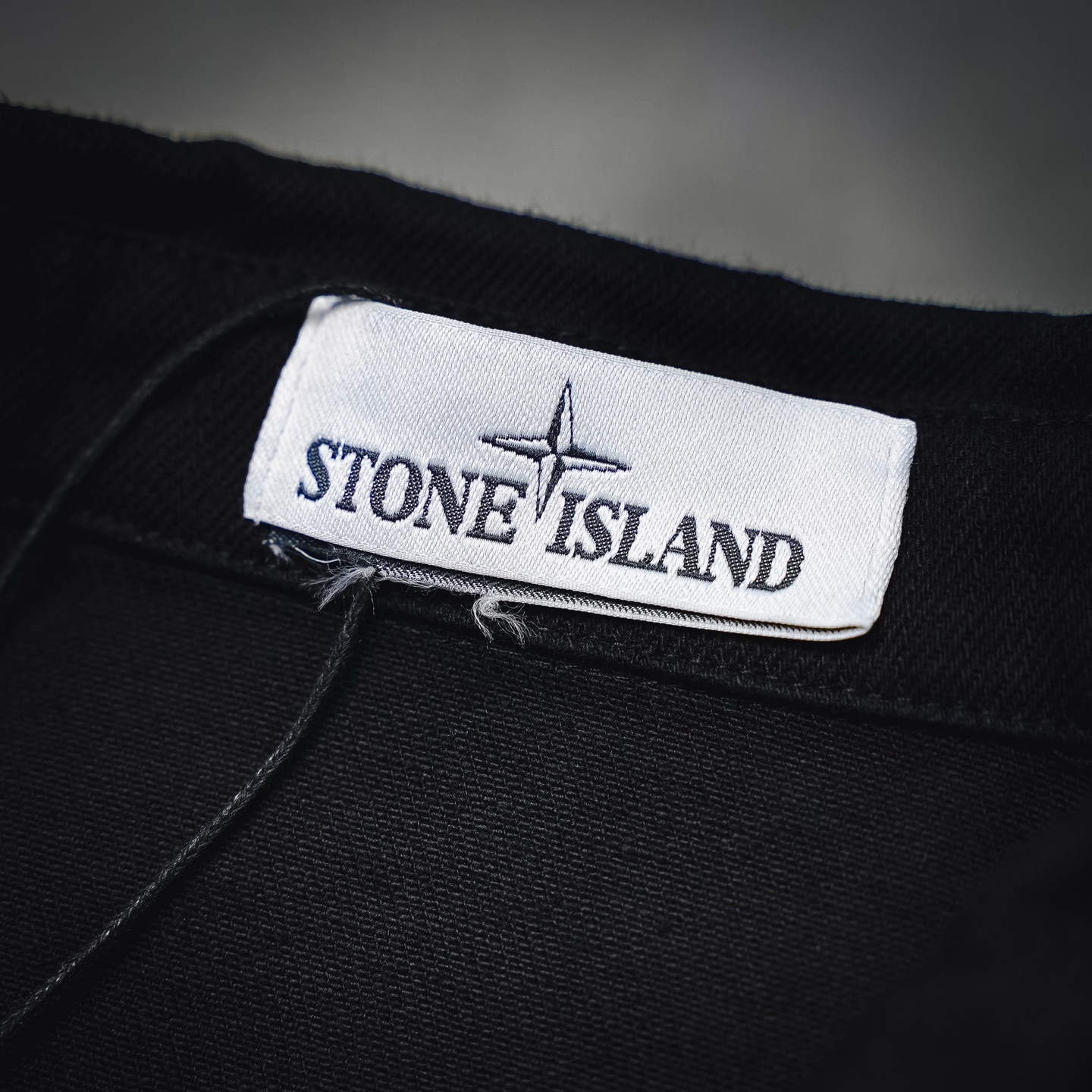 Stone washed utility jacket