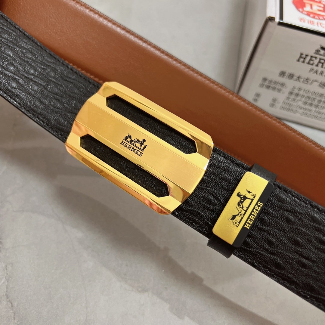 Herm cowhide belt