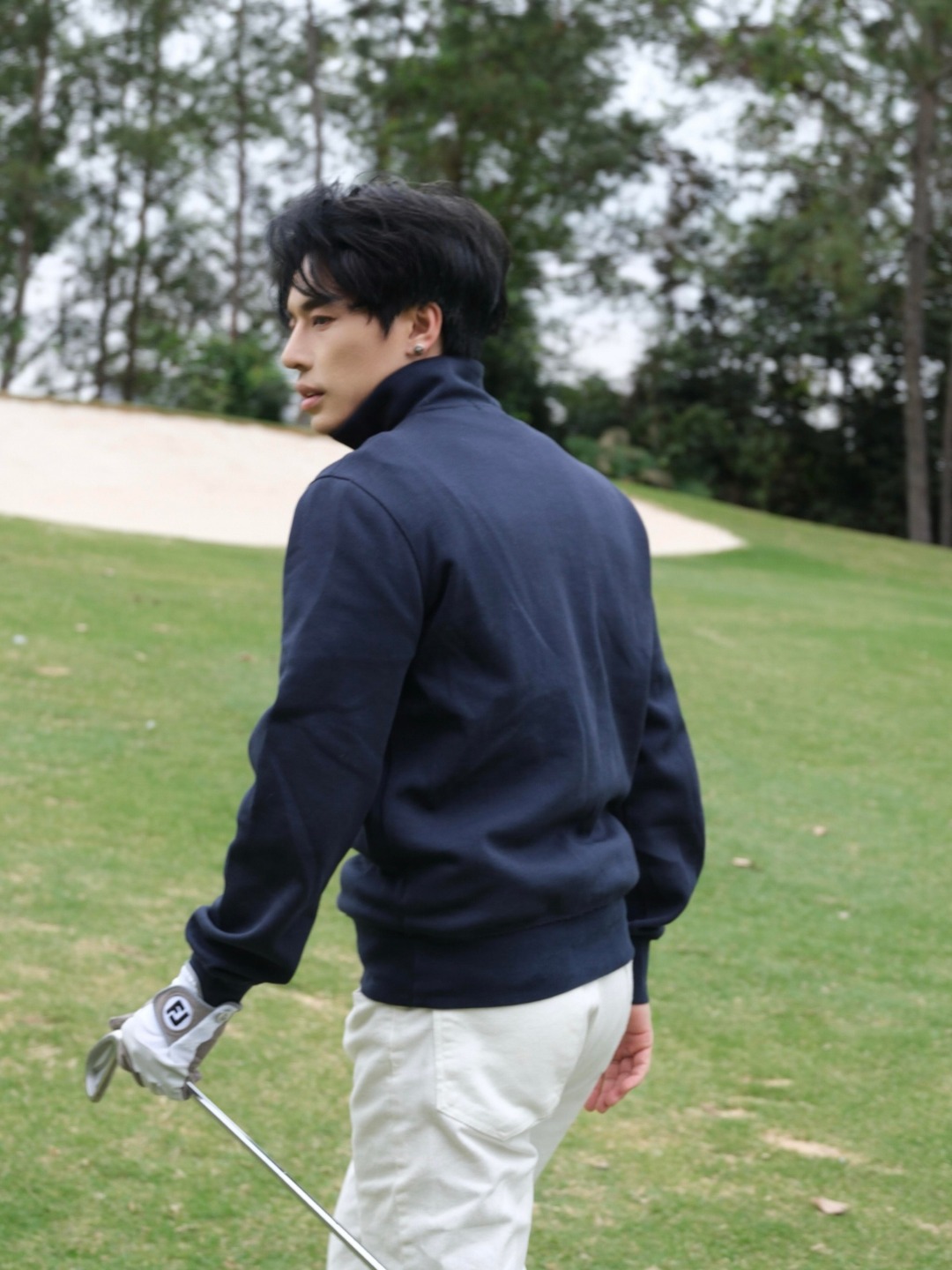Ralph casual stand collar jacket