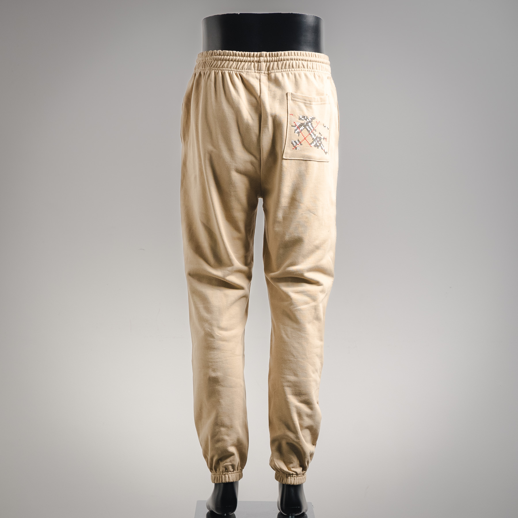 Bur embroidered pants