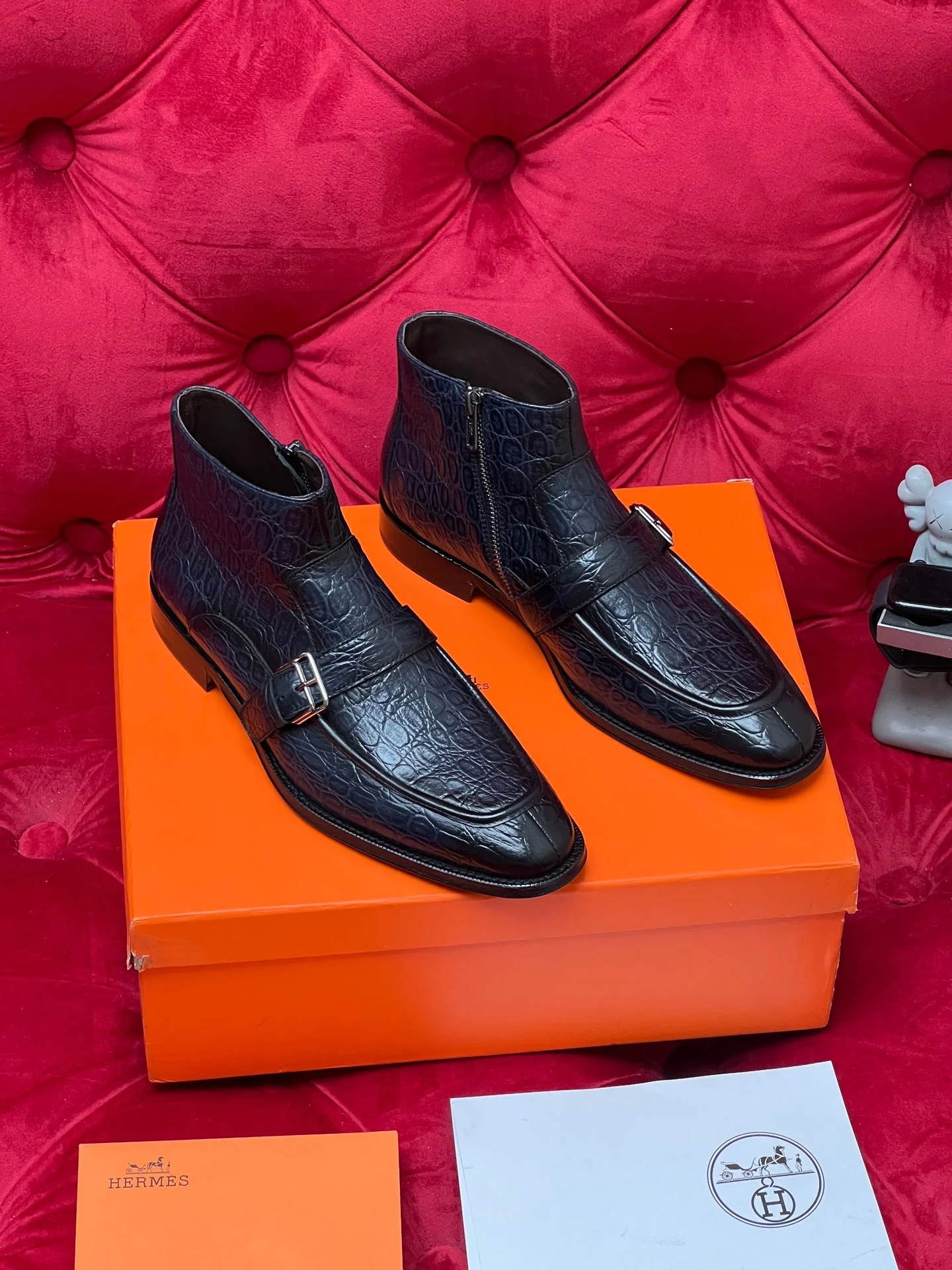 Herm leather shoes