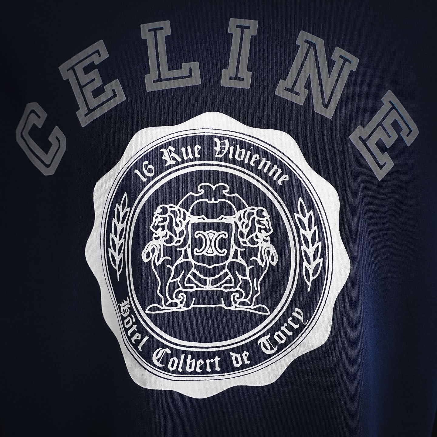 Cel badge printed t-shirt