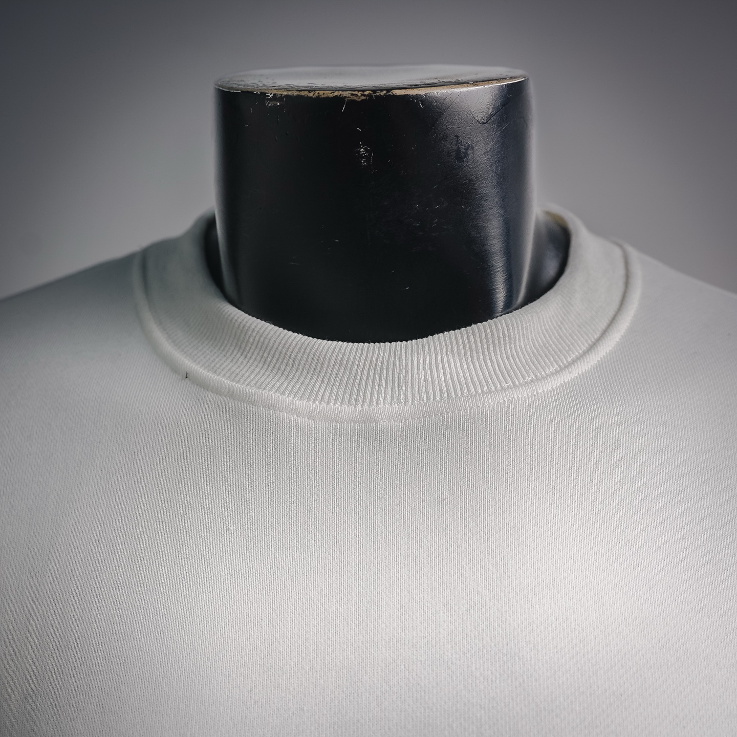 Stone logo badge sweatshirt