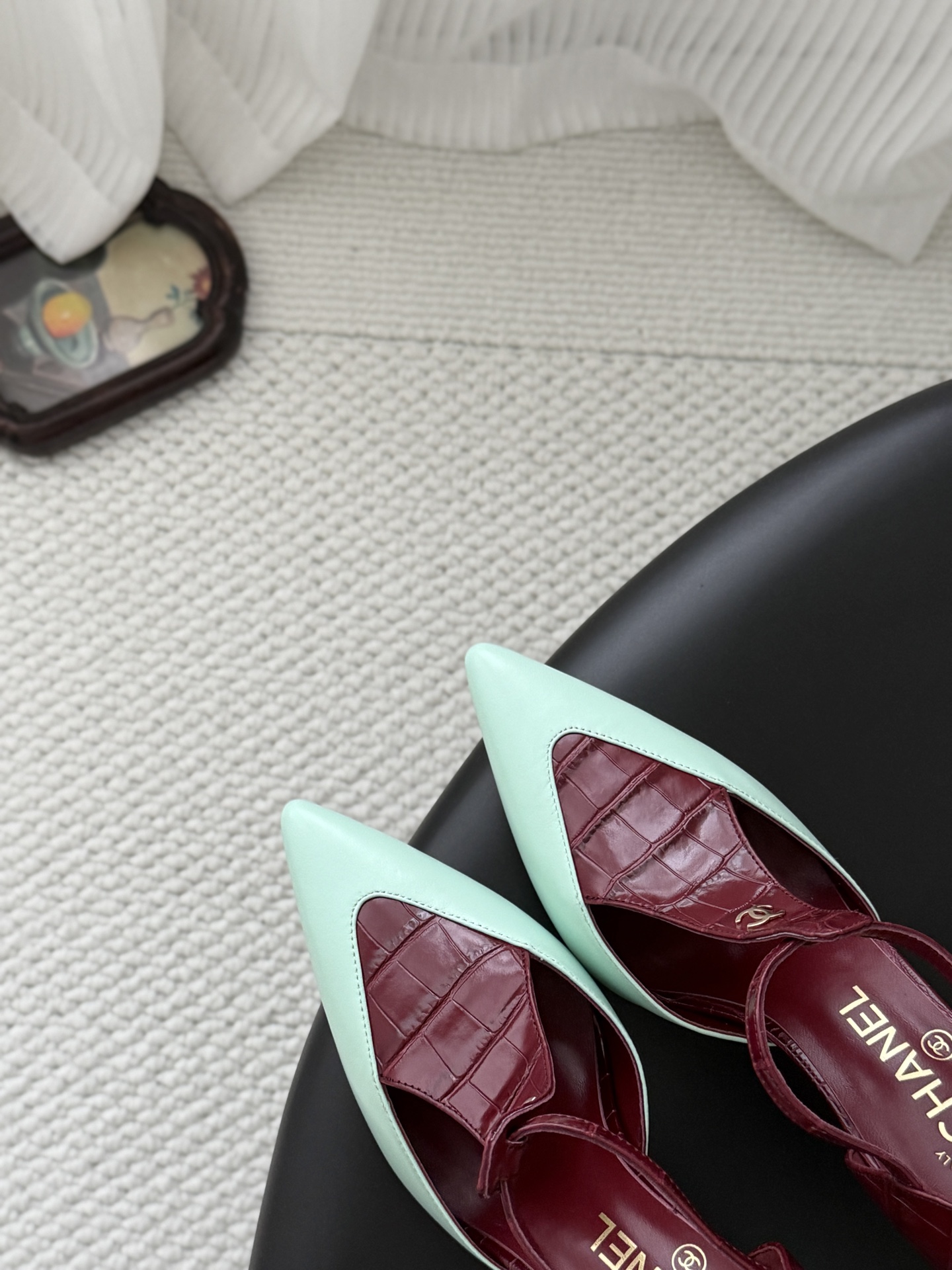 Chan 26P t-strap stilettoes