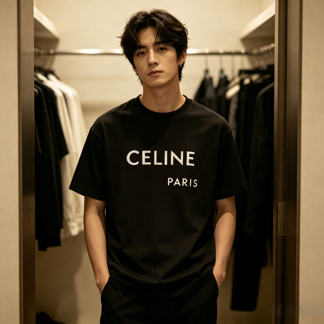 Cel letter printed t-shirt