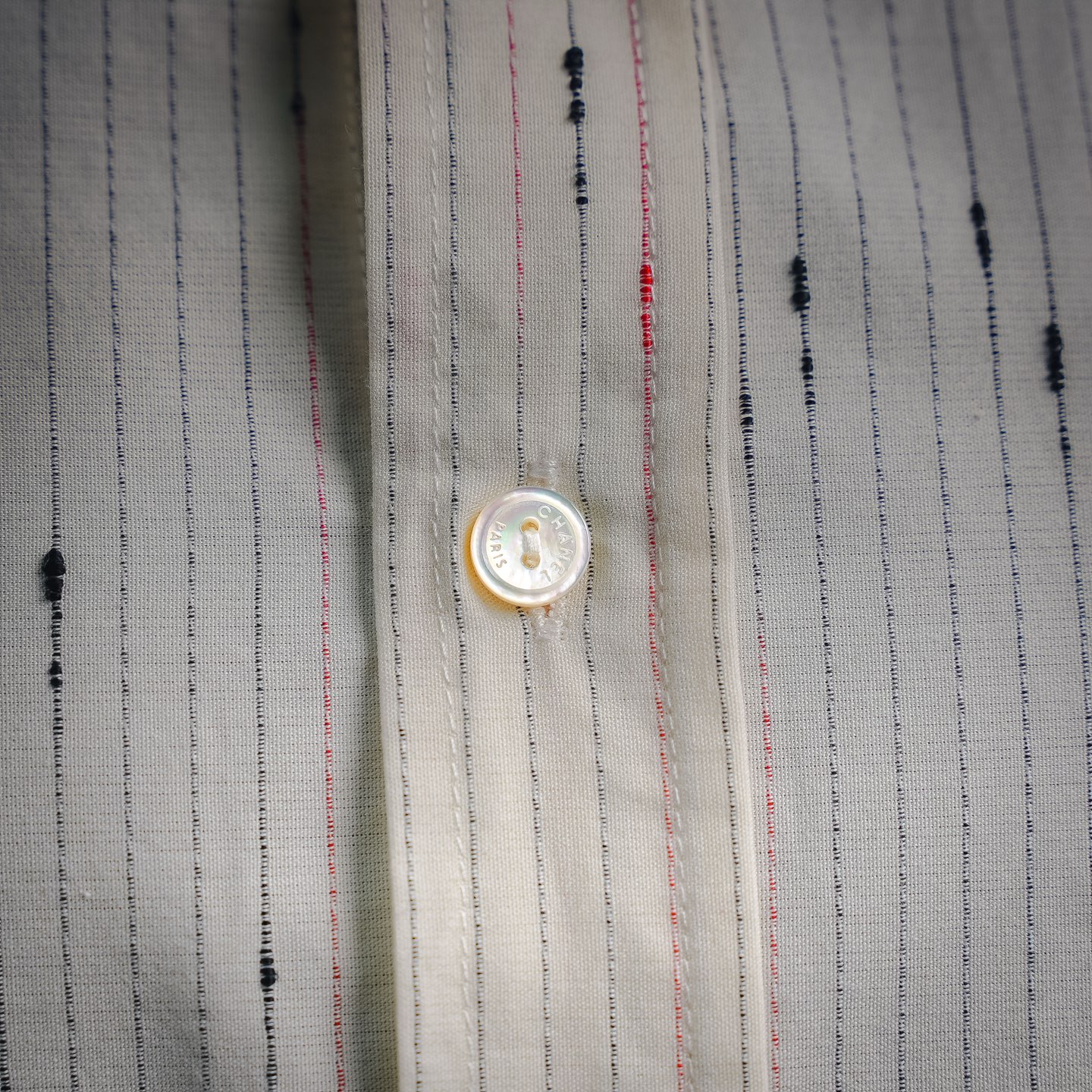 Chan sriped textured shirts