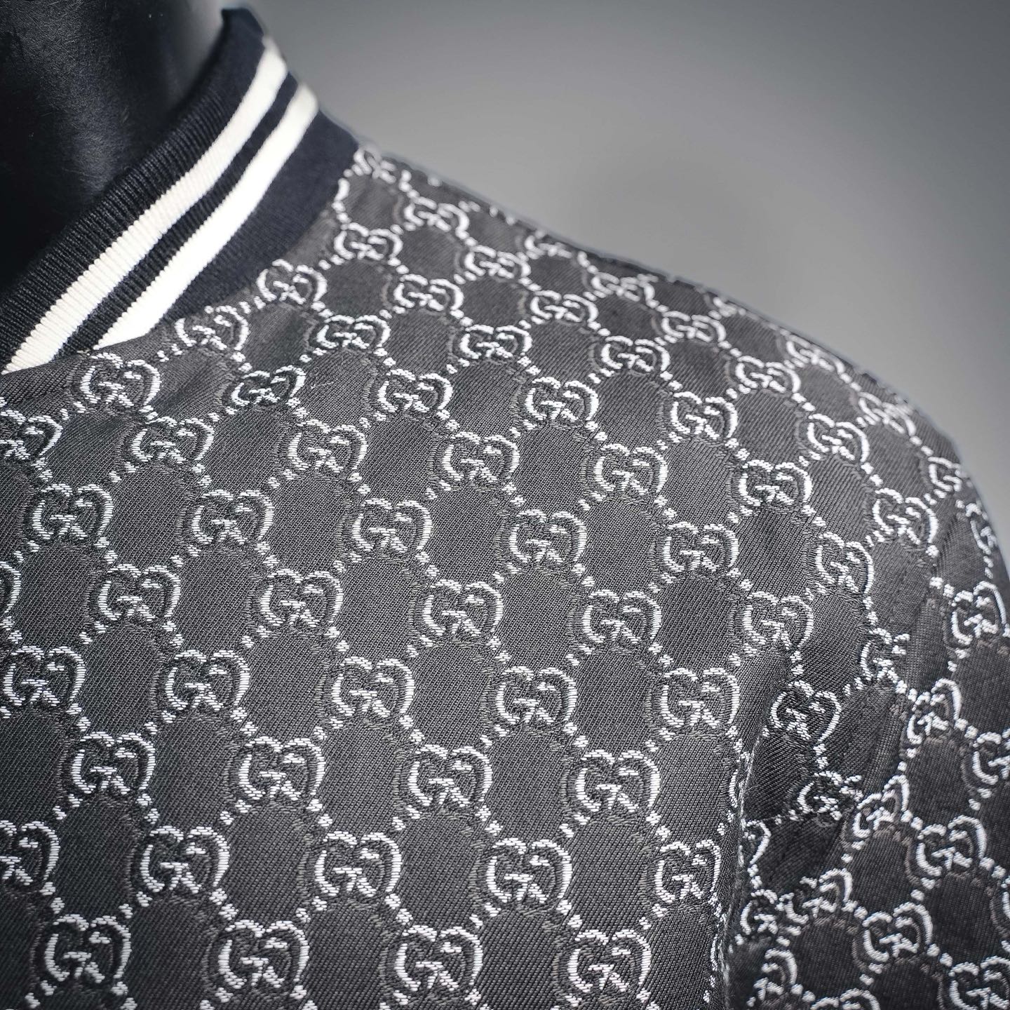 Guc all-over jacquard jacket