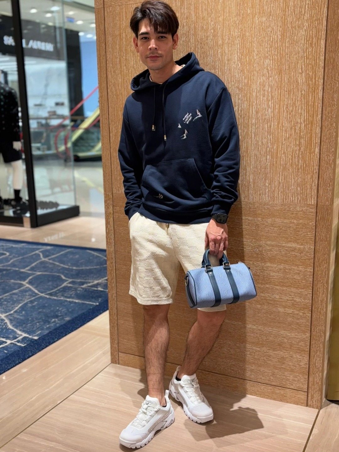 Louis embroidered hoodie
