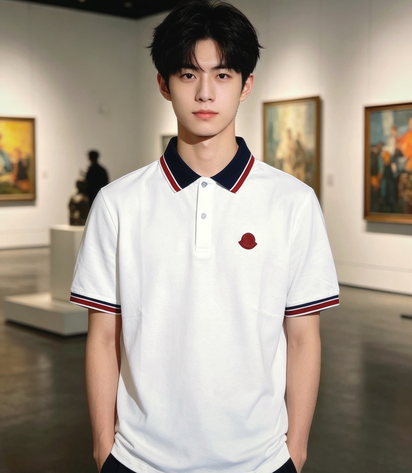Mon contrast trim Polo