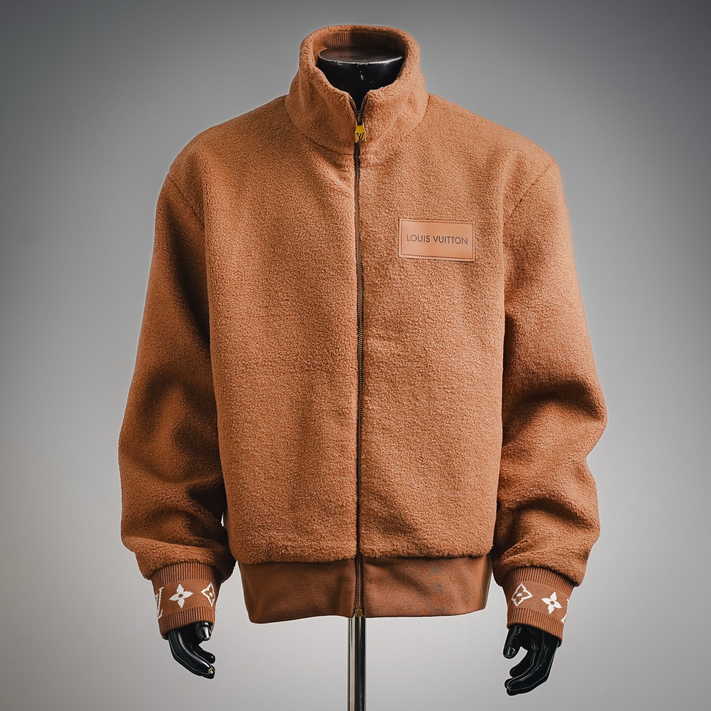 Louis jacquard stand-collar jacket