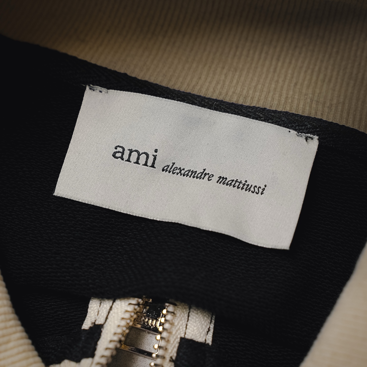 Ami contrast preppy jacket