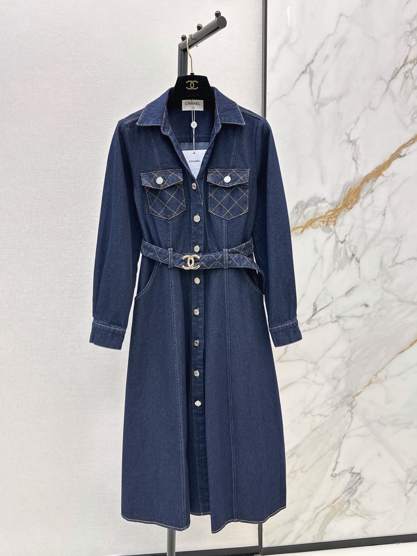 Chan 26fw denim dress