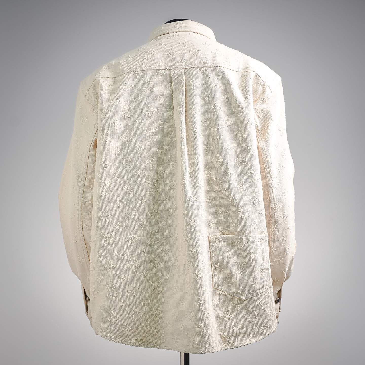 Louis needle-punched denim jacket