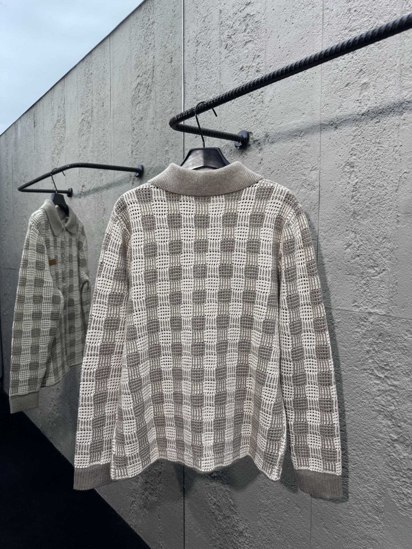 Louis jacquard plaid jacket