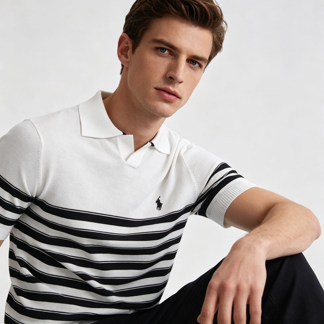Ralph striped embroidered Polo