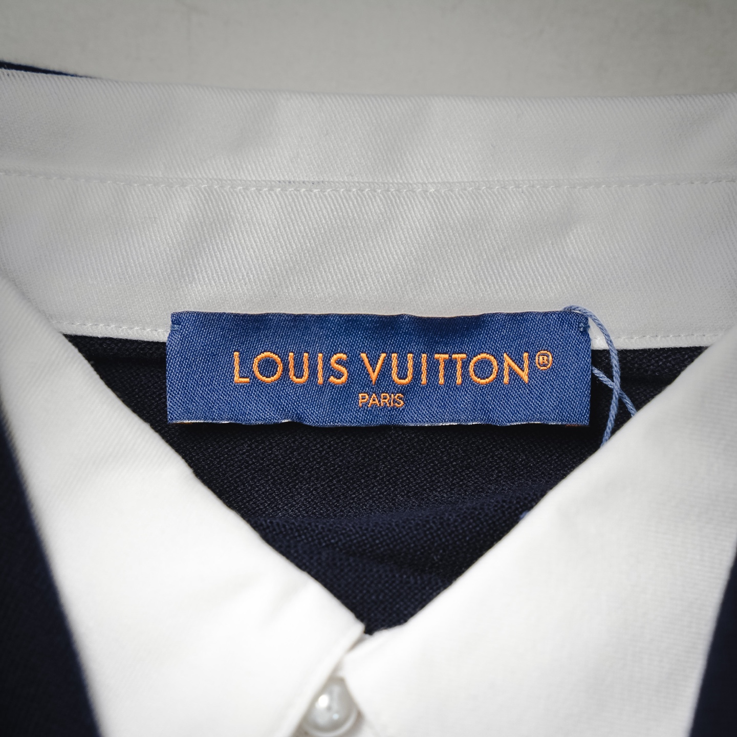 Louis letter embroidered Polo