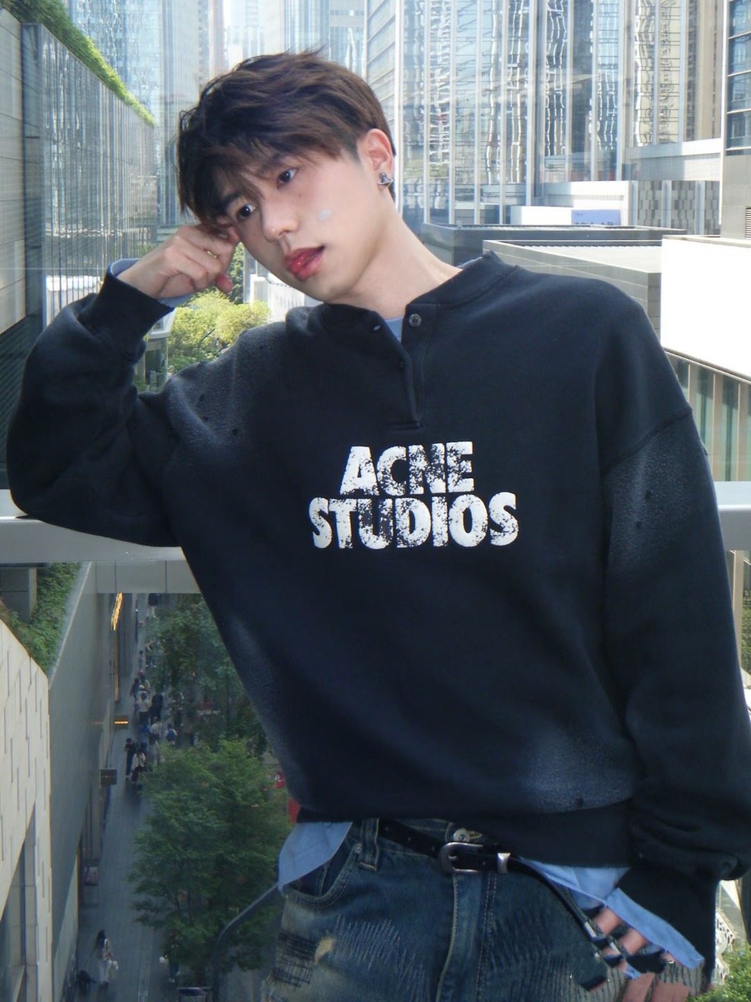 Acne printed sweatshirt