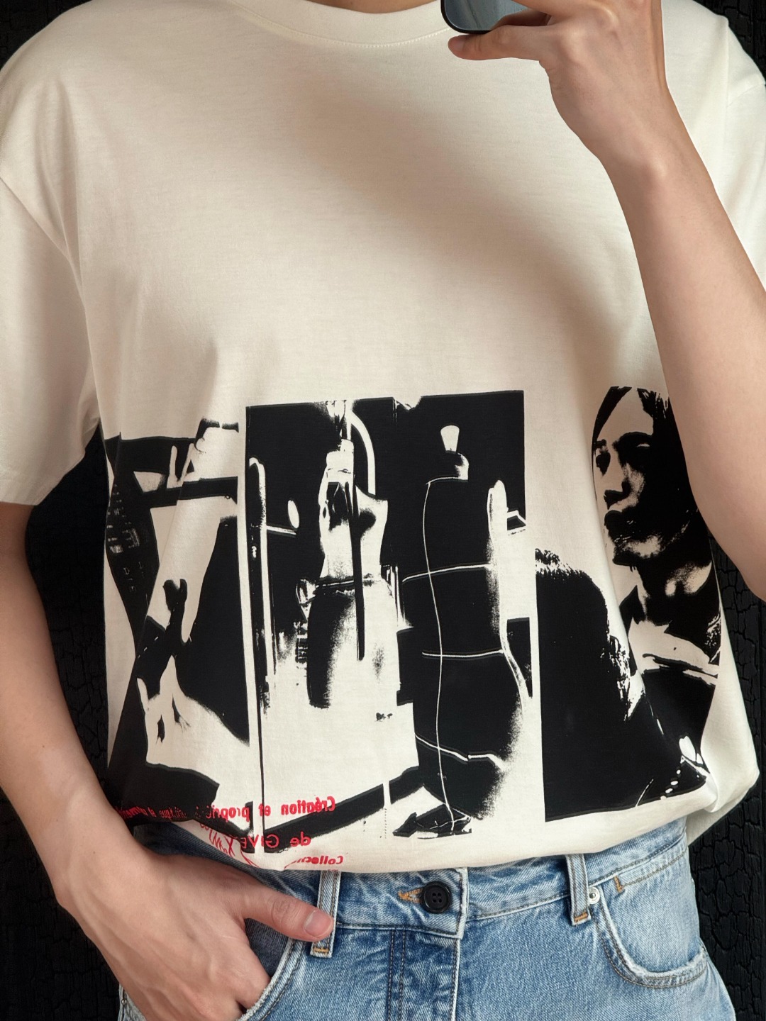 Given graphic  t-shirt