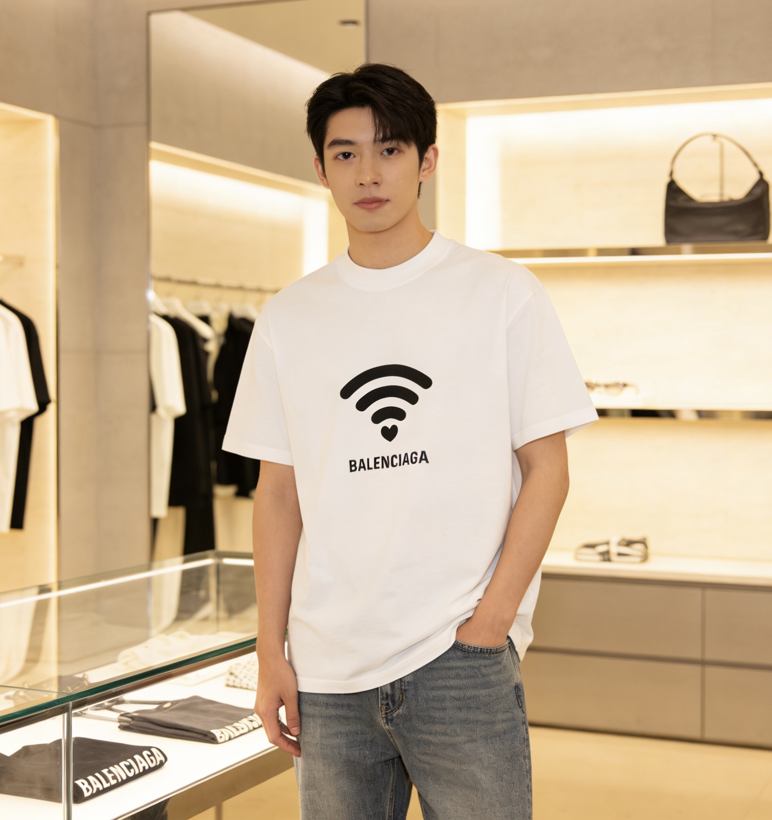 Balen WiFi printed t-shirt