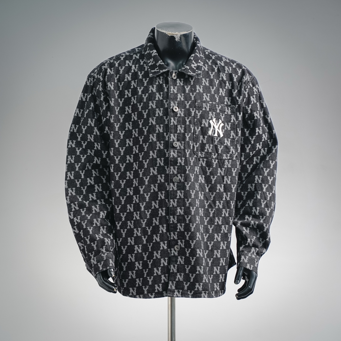 Ml embroidered denim shirts