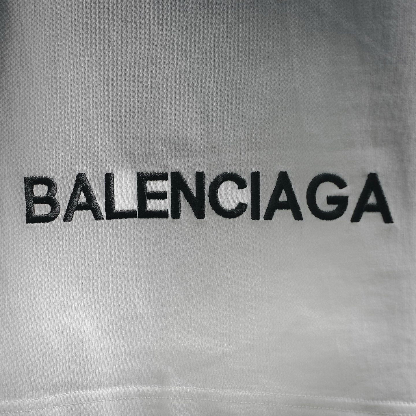 Balen embroidered crew neck t-shirt