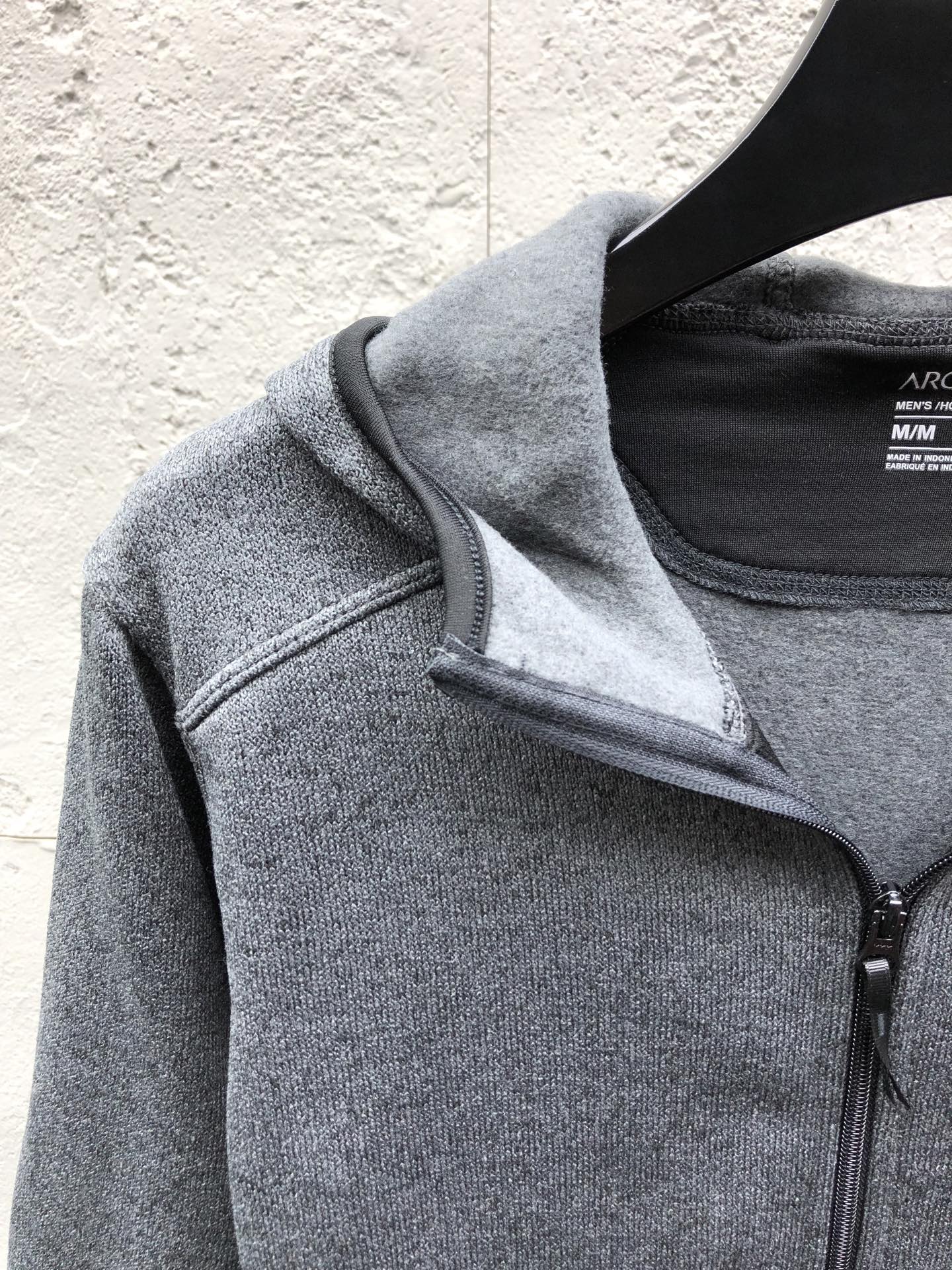 Arcter hooded knit coat
