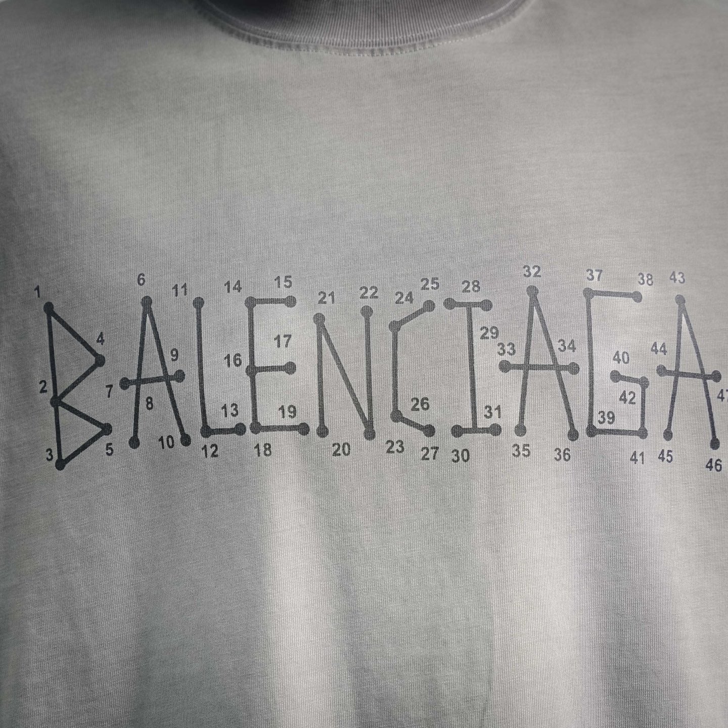 Balen ripped washed t-shirt