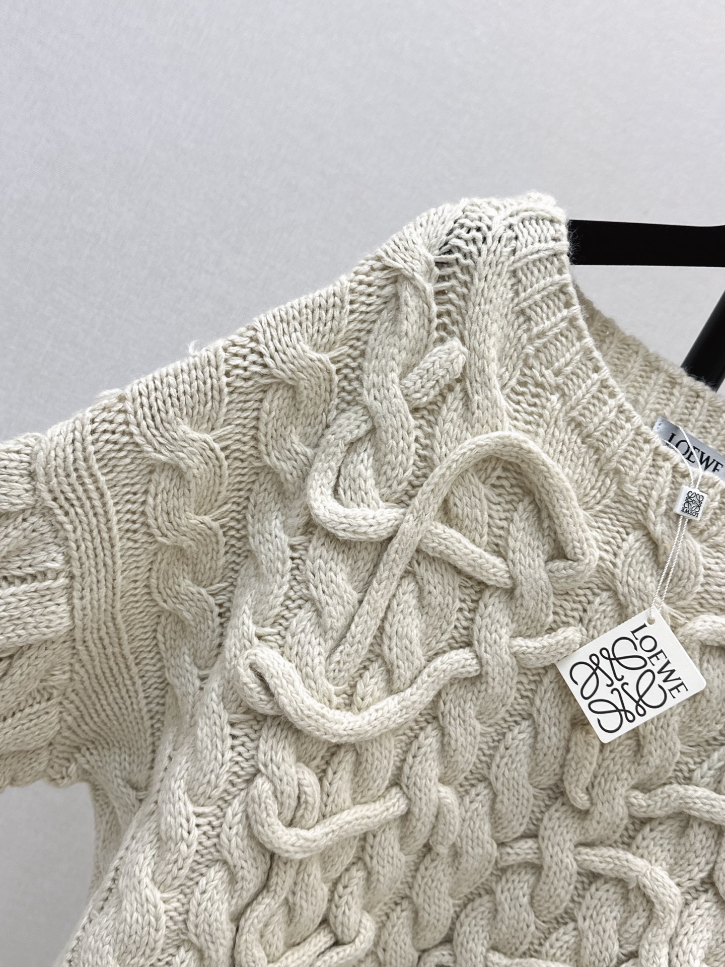 Loe 26ss woven sweater