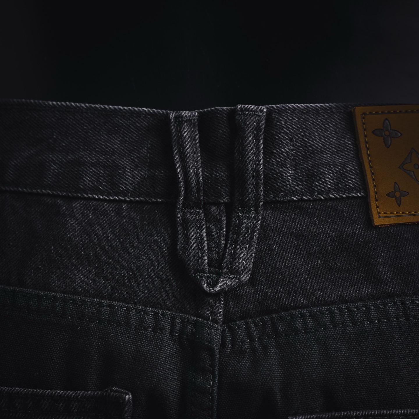 Louis wide-leg monogram jeans