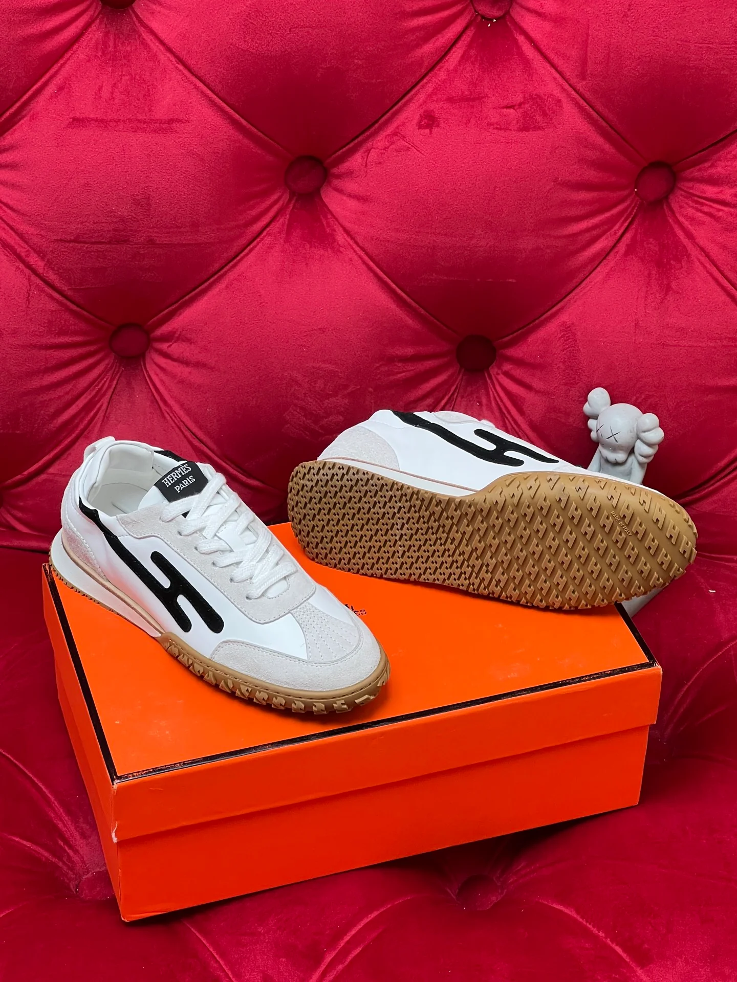 Herm suede sneakers