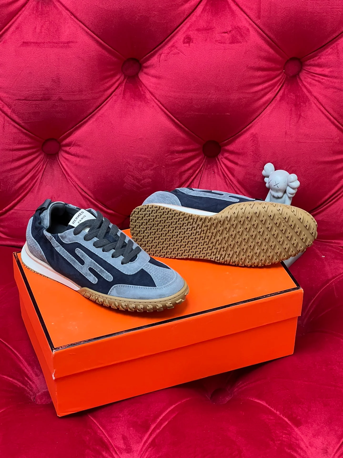 Herm suede sneakers