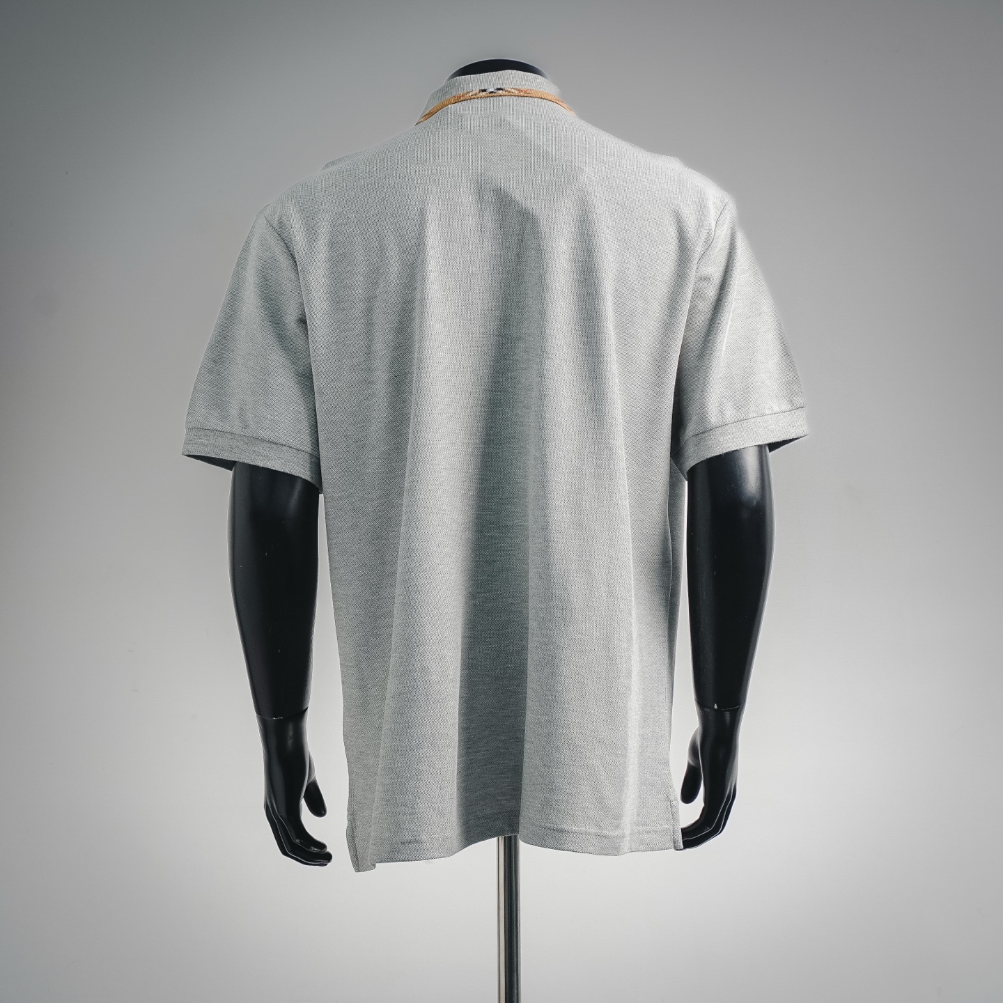 Bur plaid collared Polo