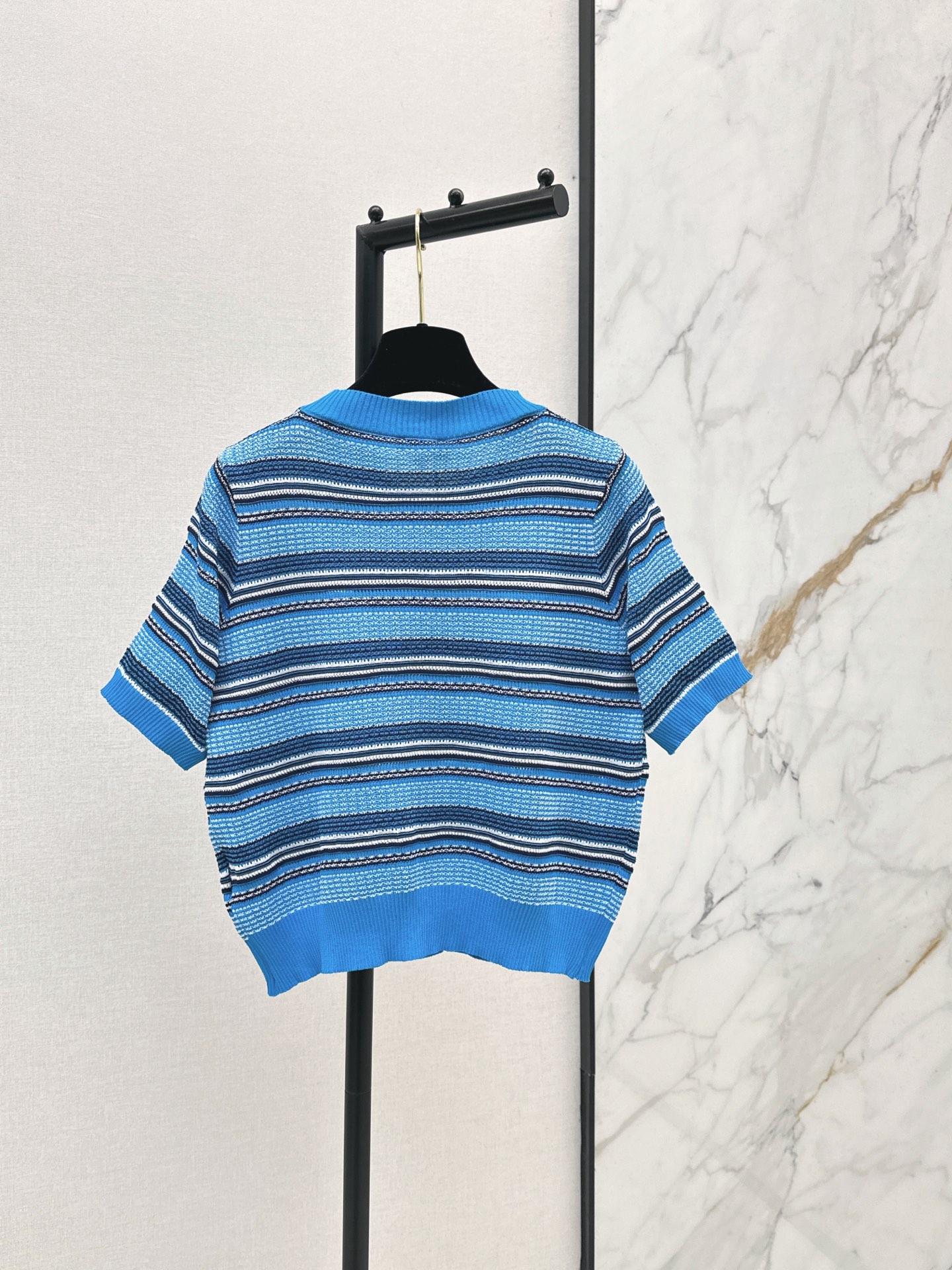 Chan 26ss striped knitwear