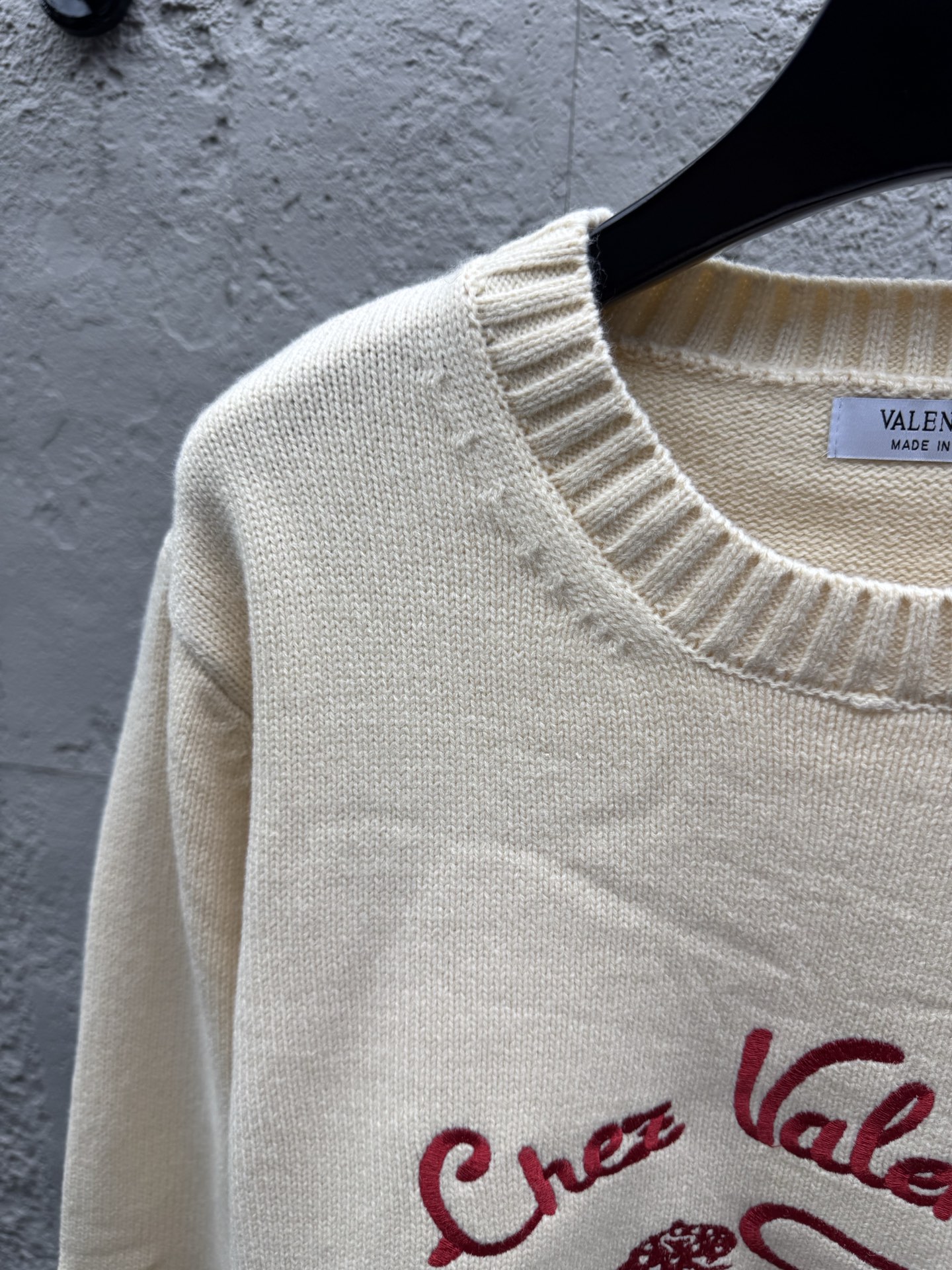 Valent embroidered sweater