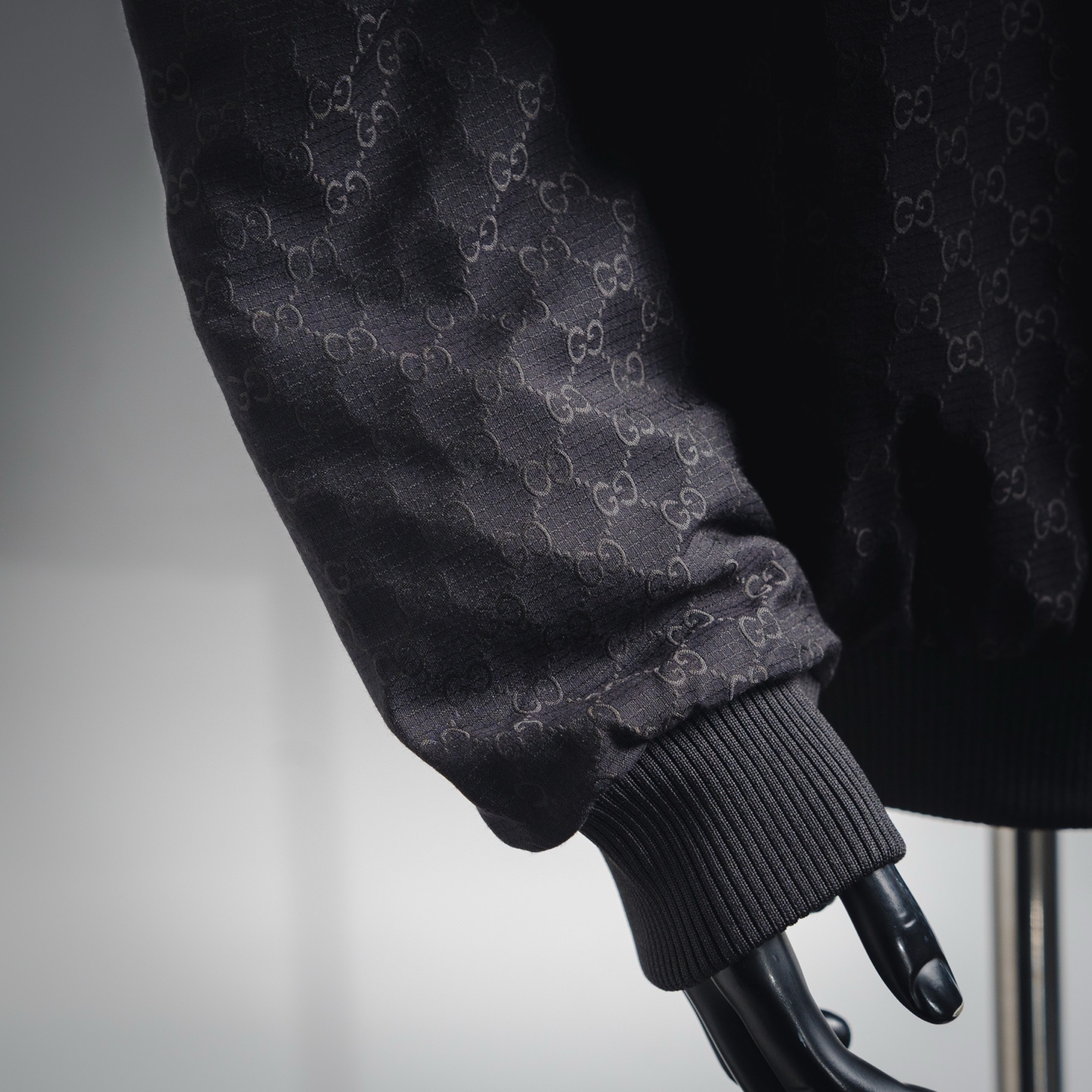 Guc all-over collared jacket