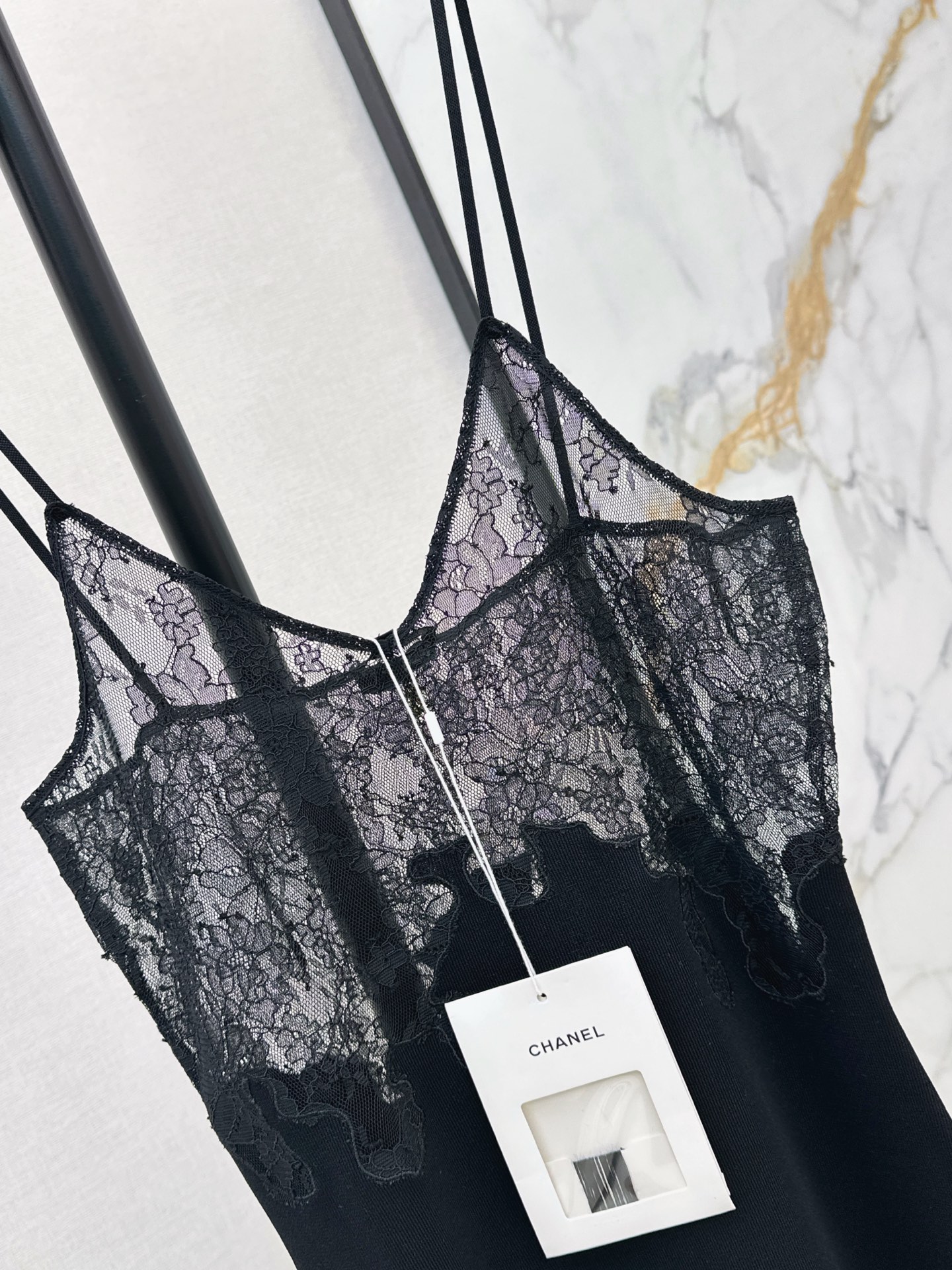 Chan 26ss lace slip dress
